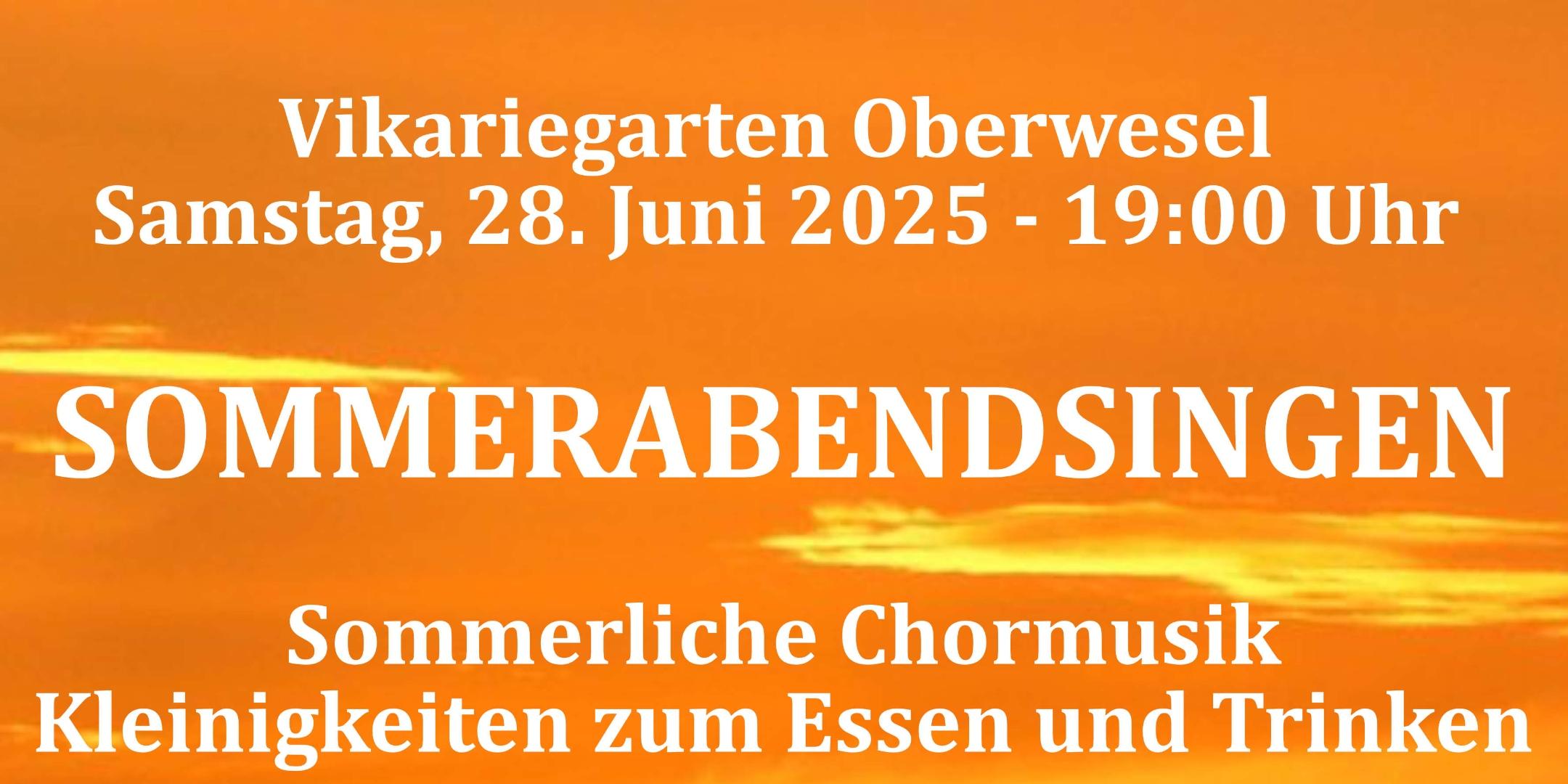 2025-06-28 Sommerabendsingen