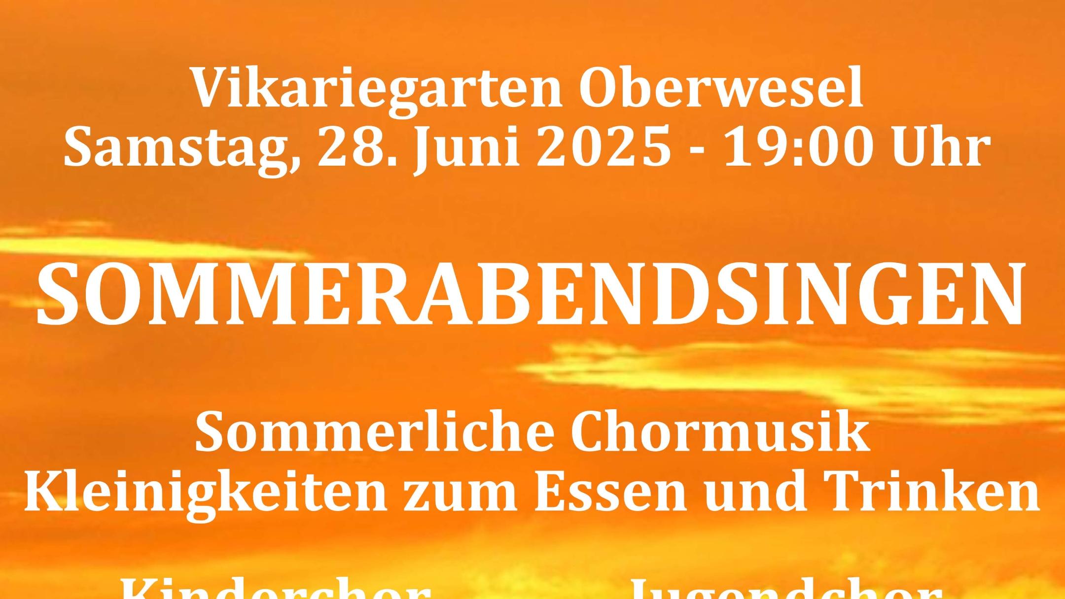 2025-06-28 Sommerabendsingen