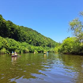 Auf der Lahn mit dem Kanu unterwegs