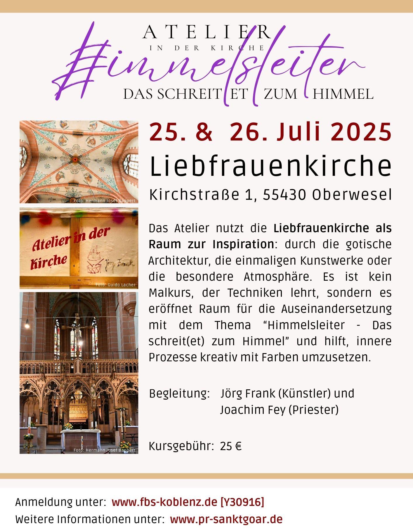 Atelier in der Kirche 2025