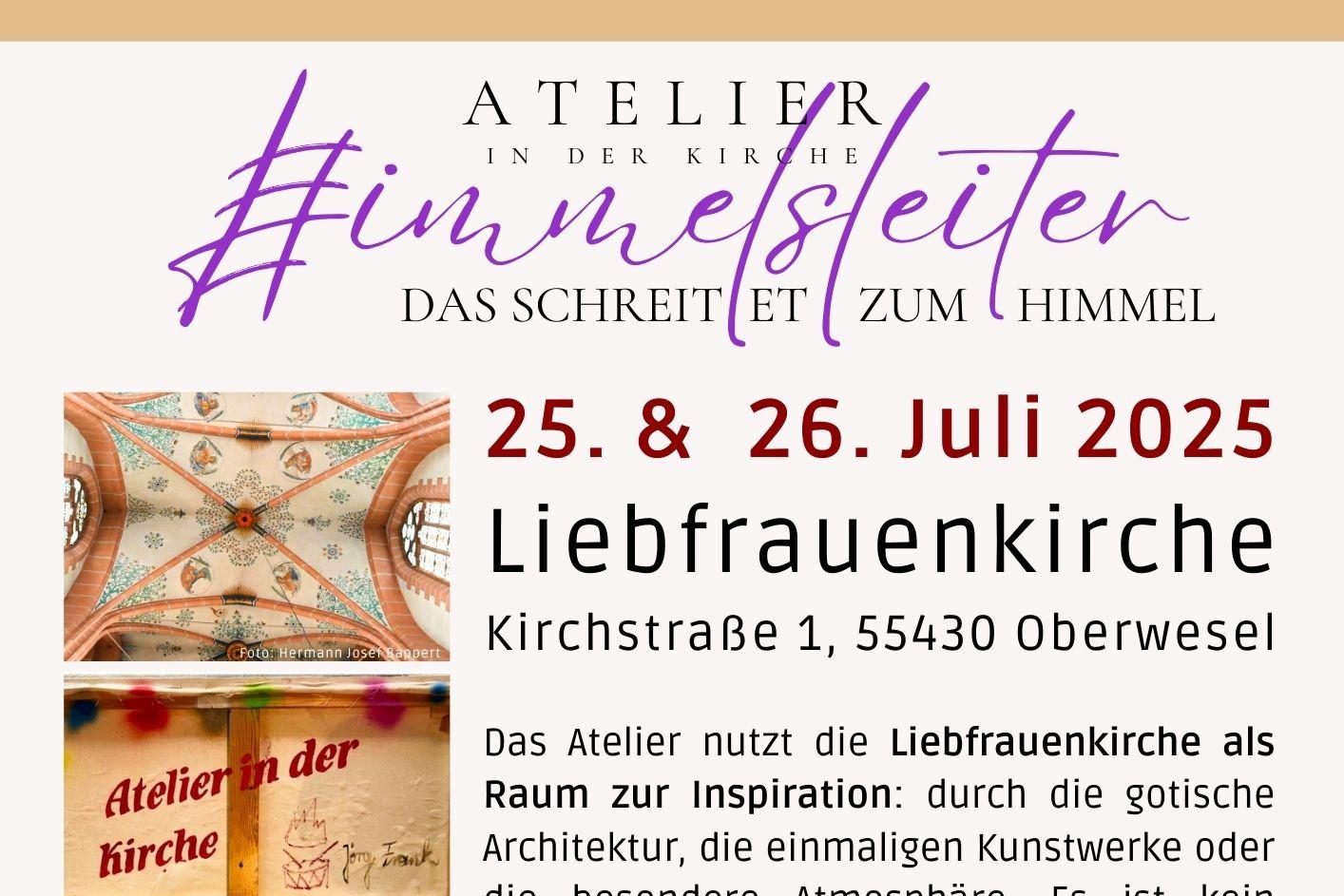 Atelier in der Kirche 2025