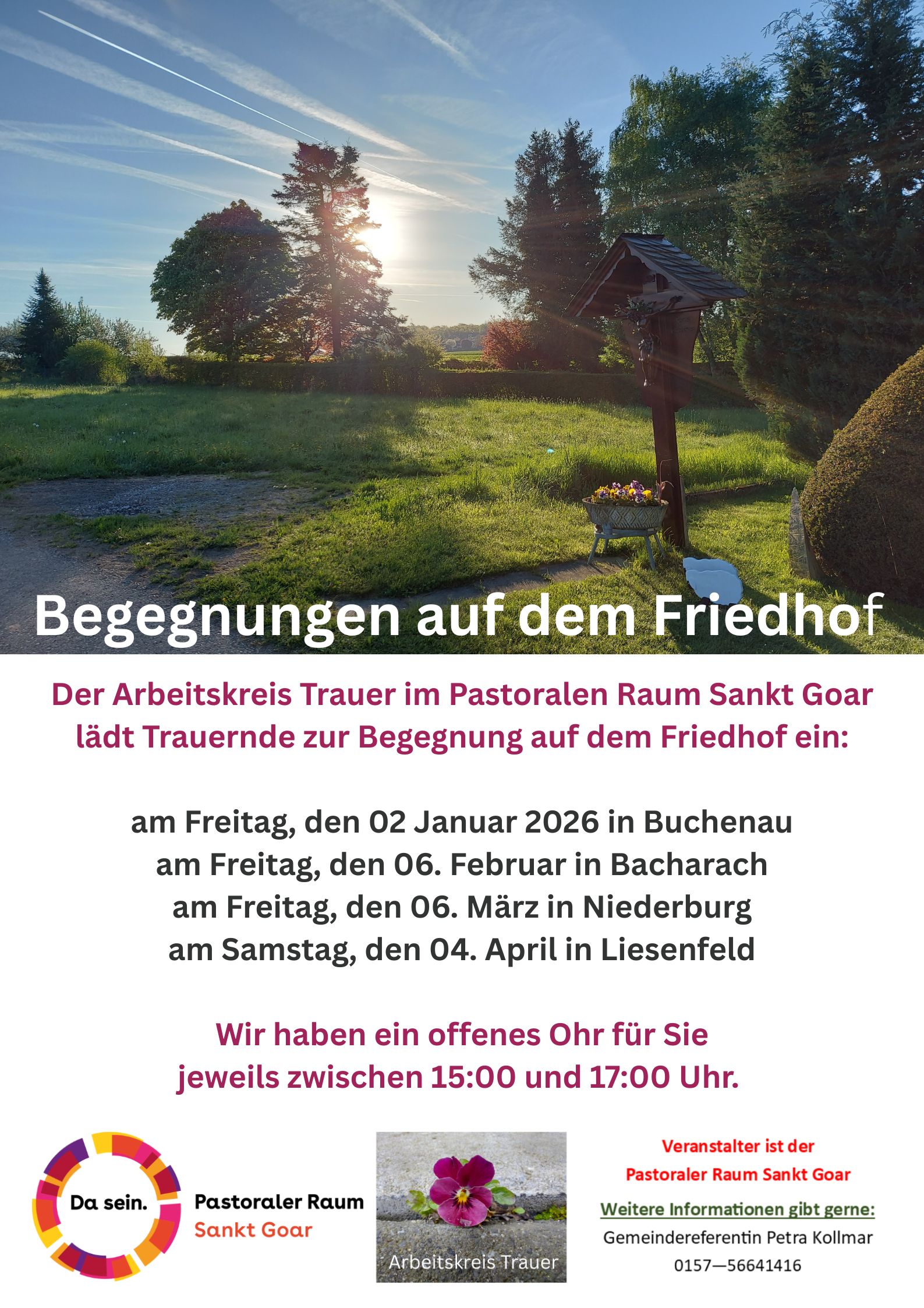 Begegnungen auf dem Friedhof I_2026