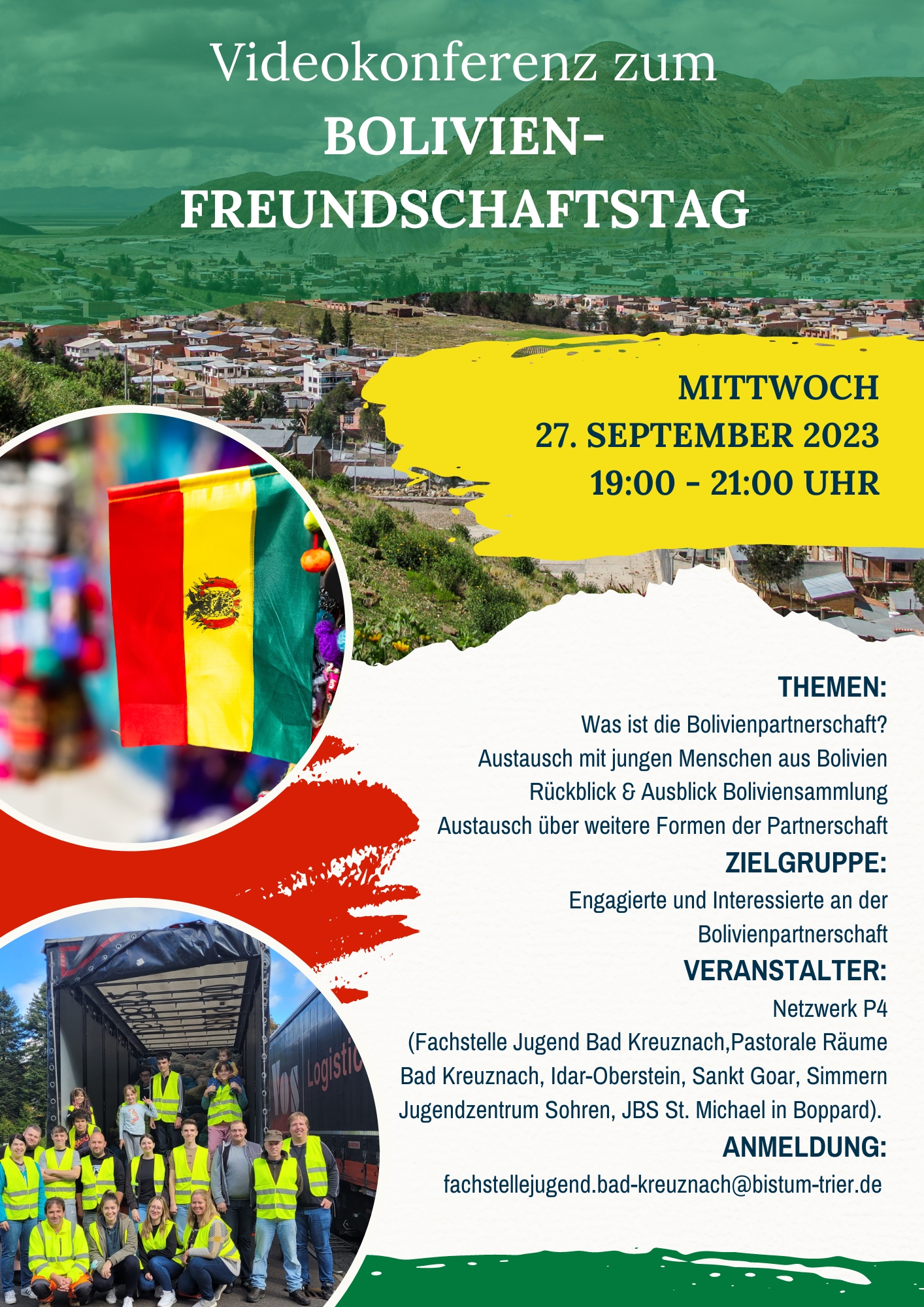 Videokonferenz zum Bolivien-Freundschaftstag 2023