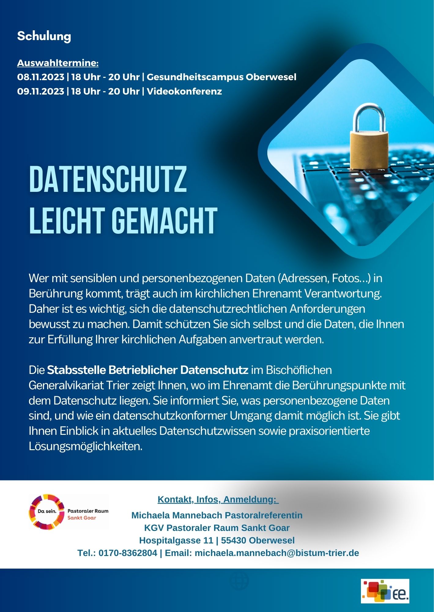 Datenschutz leicht gemacht