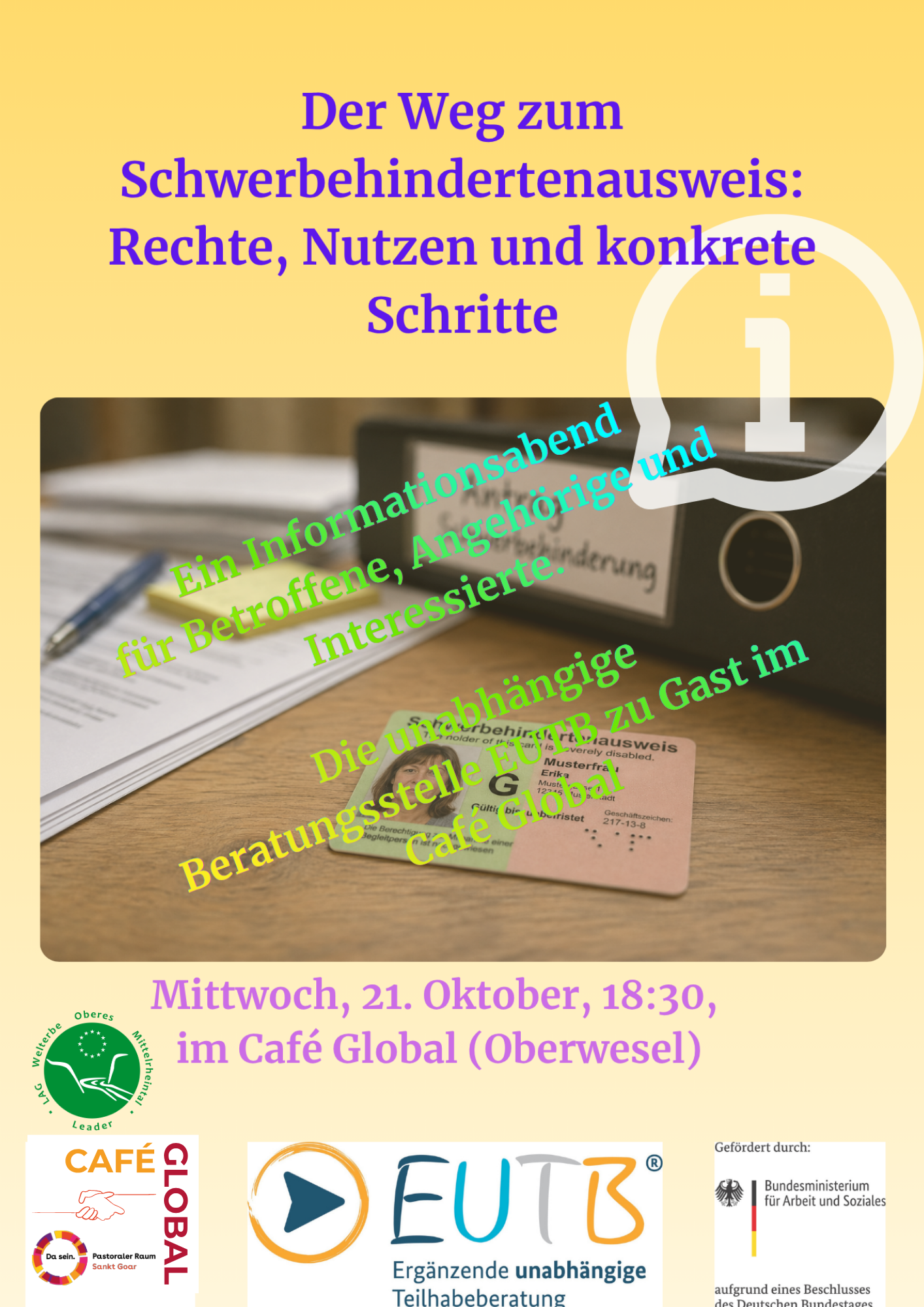 Der Weg zum Schwebehindertenausweis 21.10.2026