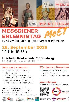 Flyer Messdiener-Erlebnistag 2025