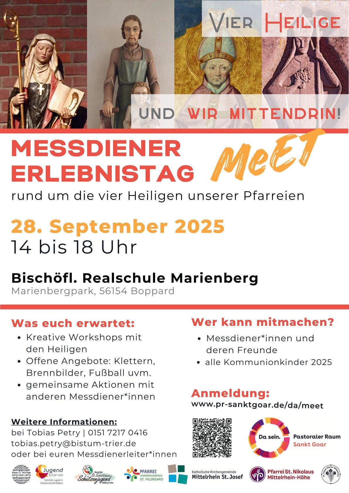 Flyer Messdiener-Erlebnistag 2025