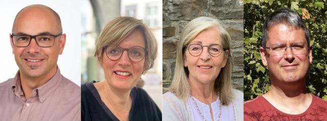 v.l.n.r.: Dieter Christ, Anja Dausner-Hammes, Mechthild Sabel, Michael Höffling