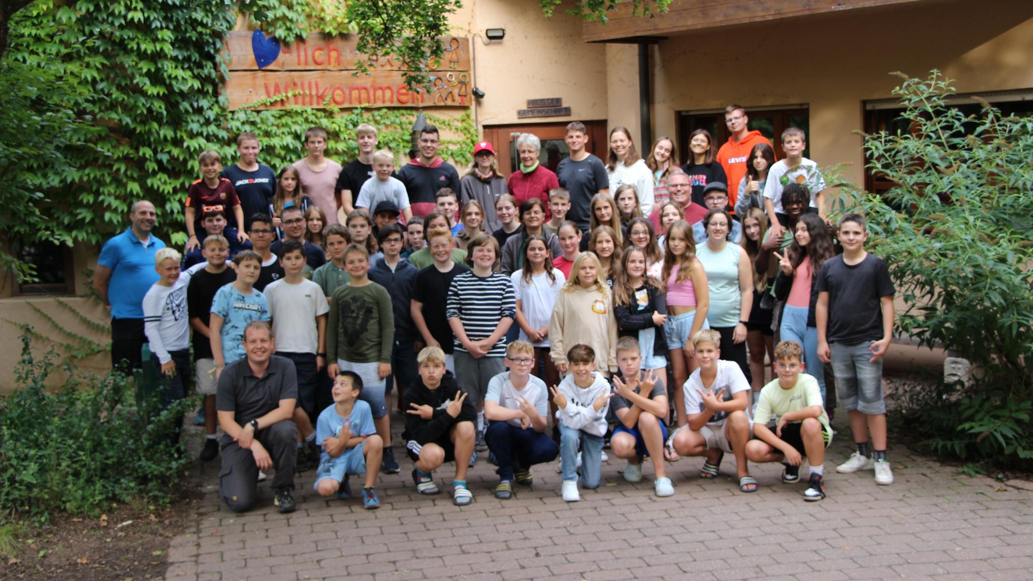 Gruppenfoto Sommerfreizeit