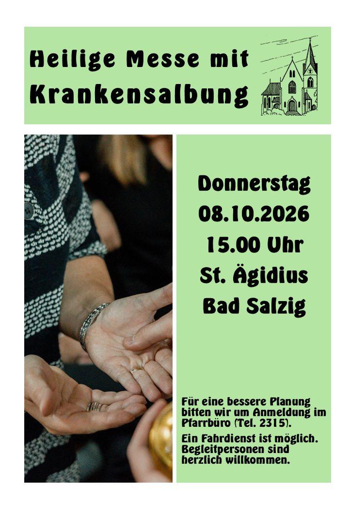 Heilige Messe mit Krankensalbung