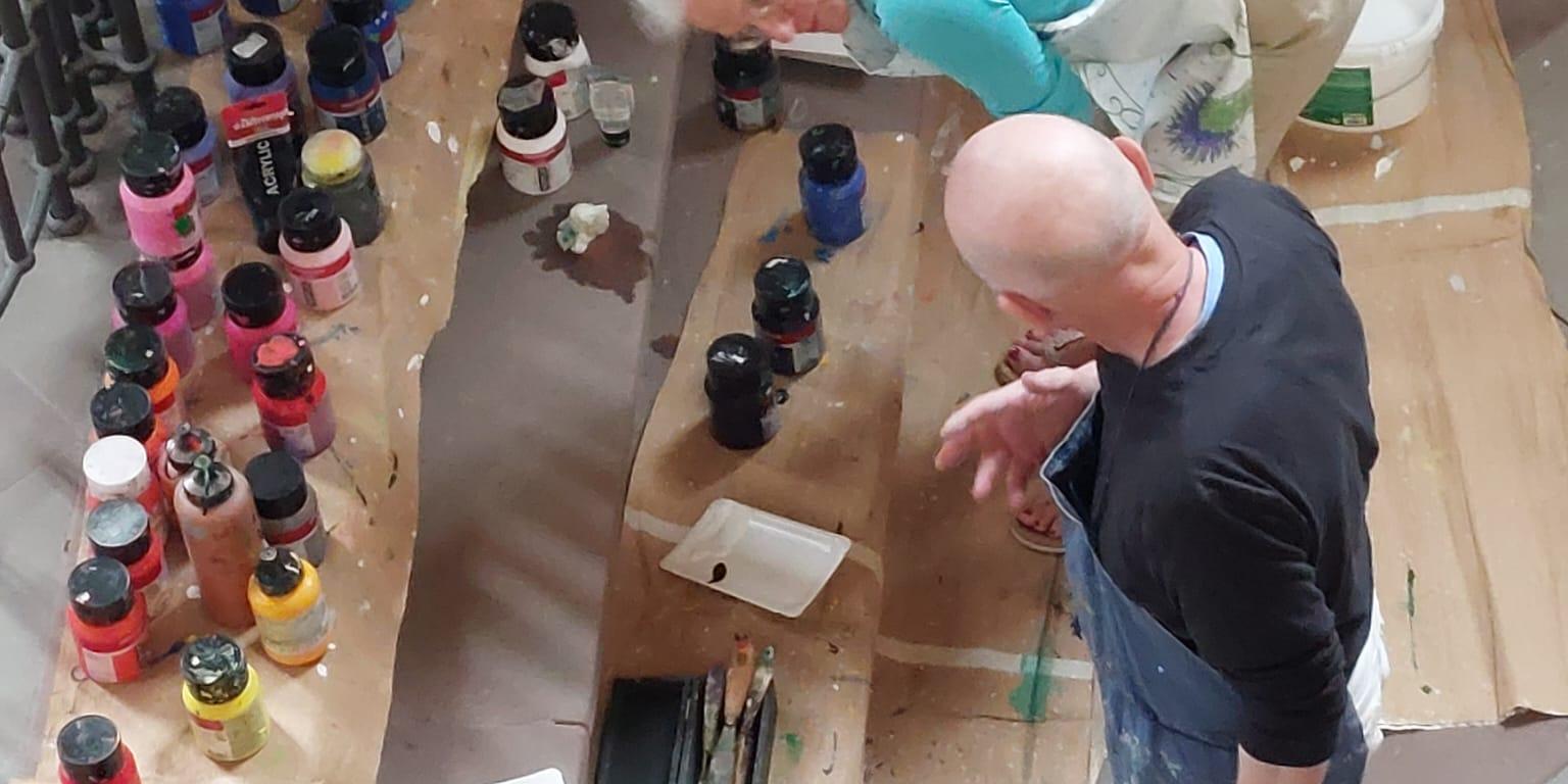 Atelier in der Kirche