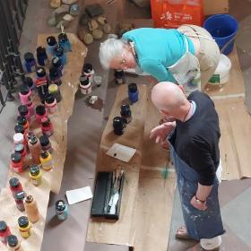 Atelier in der Kirche