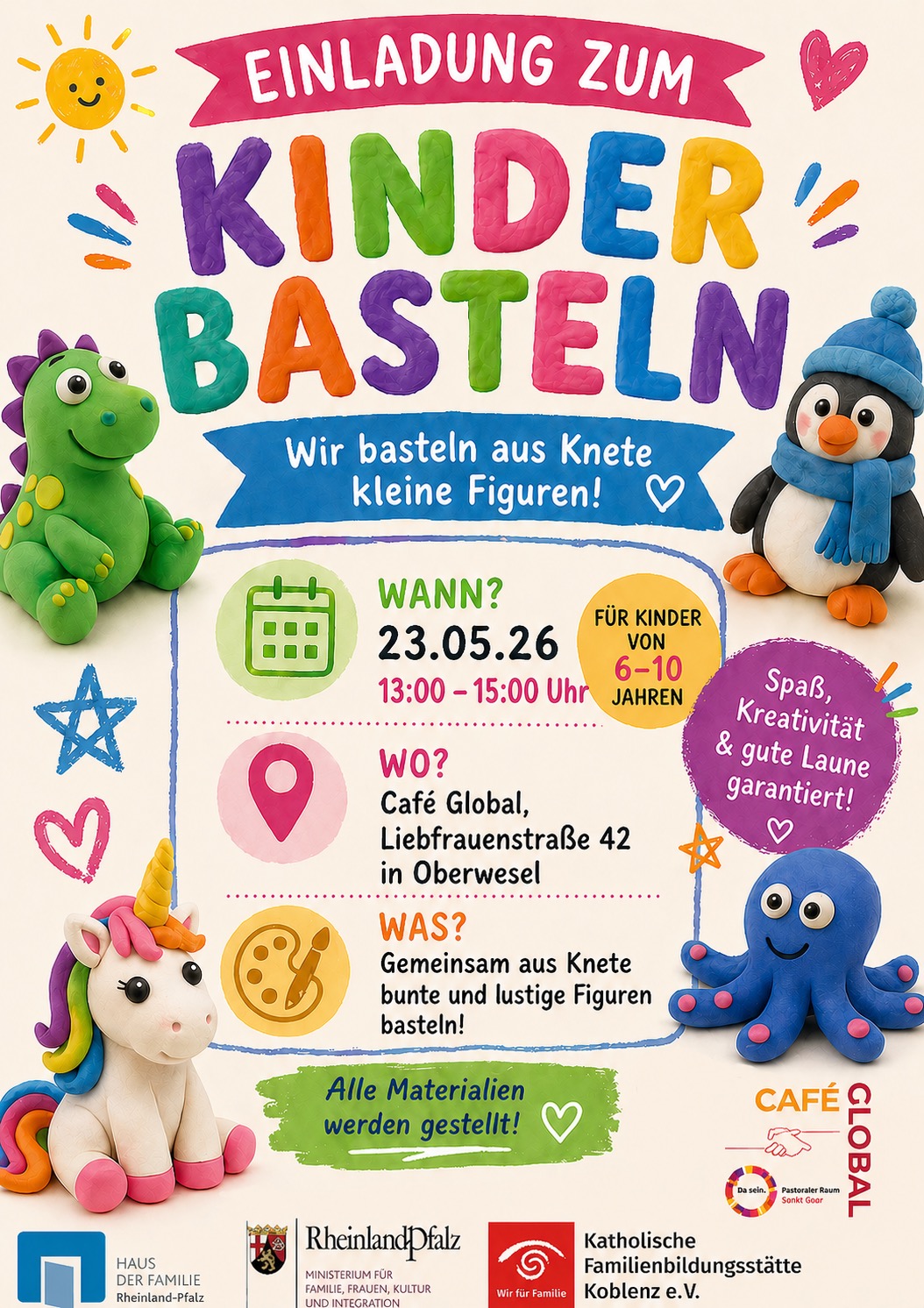 Kinder-Basteln Mai 26