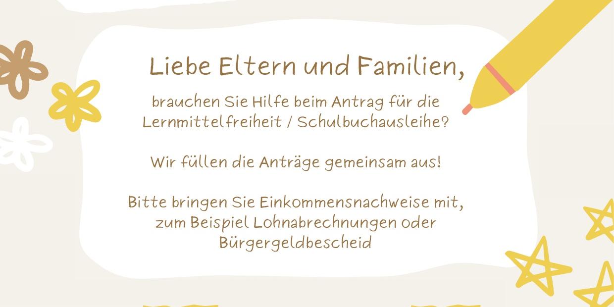 Lernmittelfreiheit Antrag