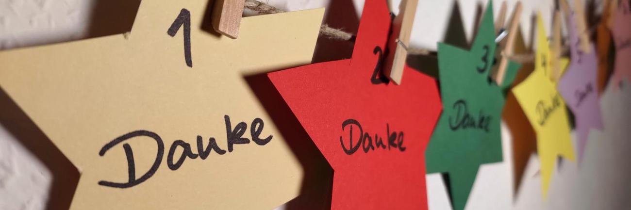 Adventssterne: Danke!