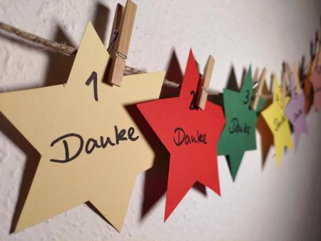 Adventssterne: Danke!