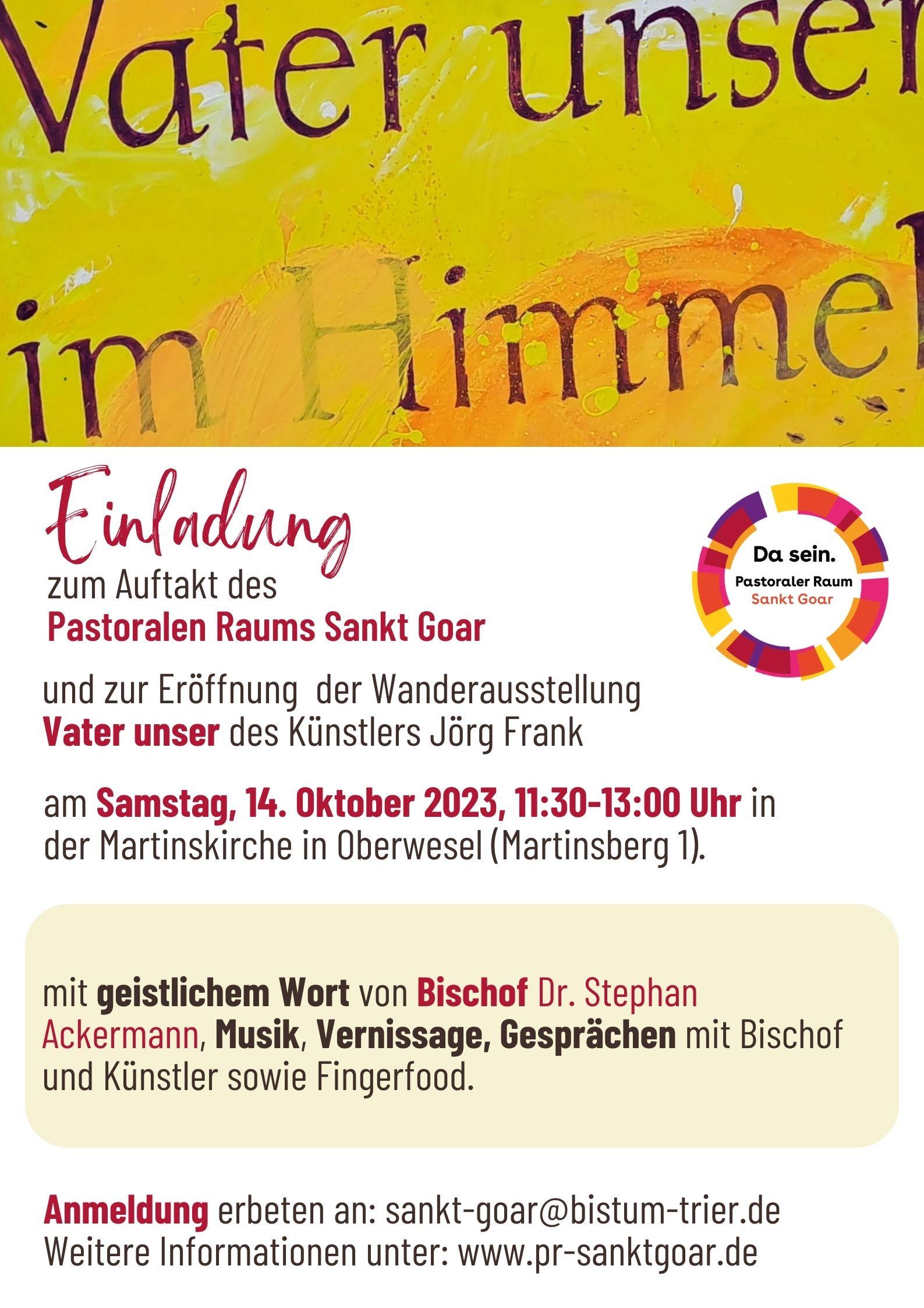 Eröffnung des Pastoralen Raums Sankt Goar