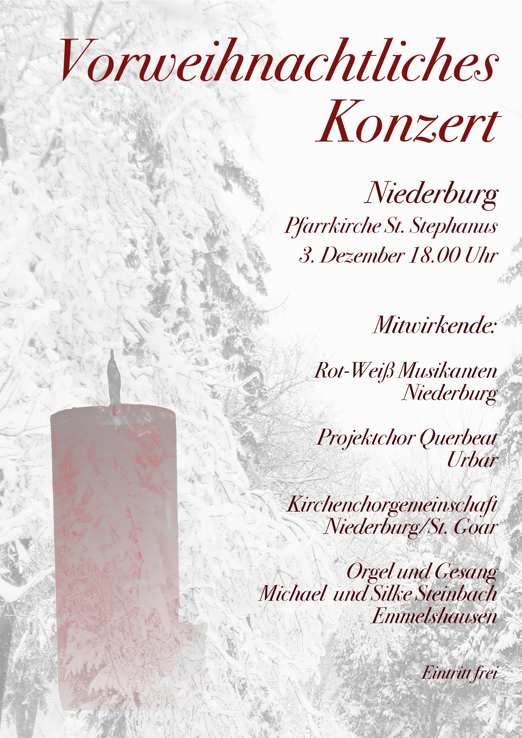 Vorweihnachtliches Konzert
