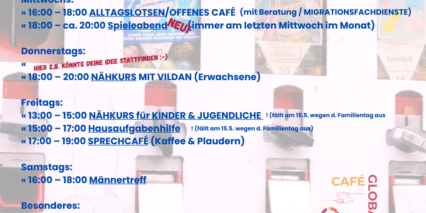Programm Café Mai 2026