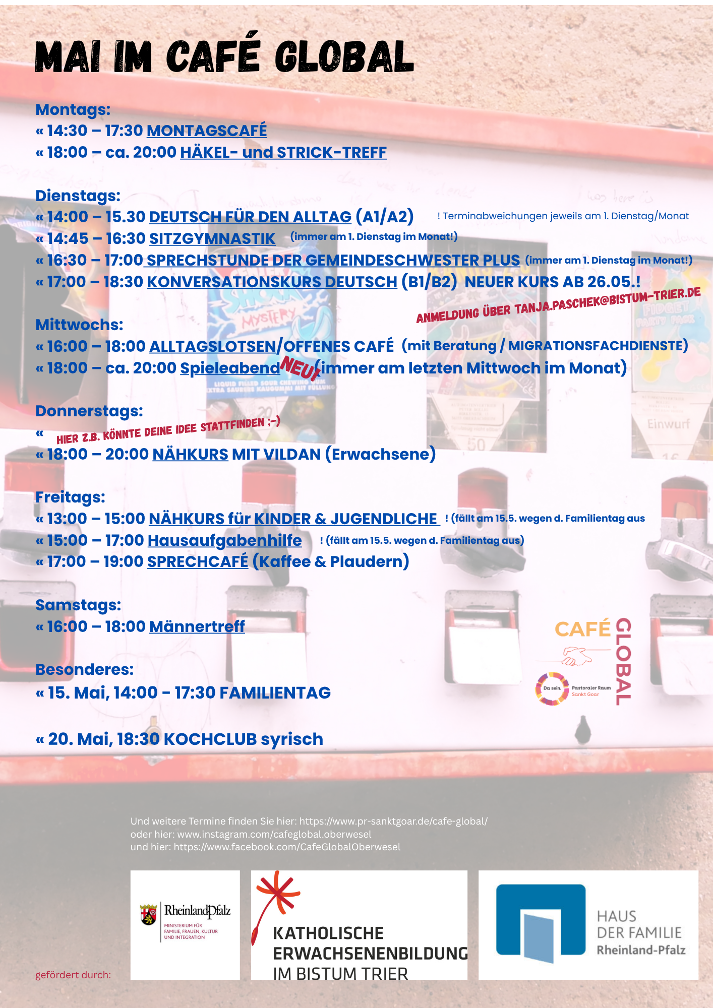 Programm Café Mai 2026