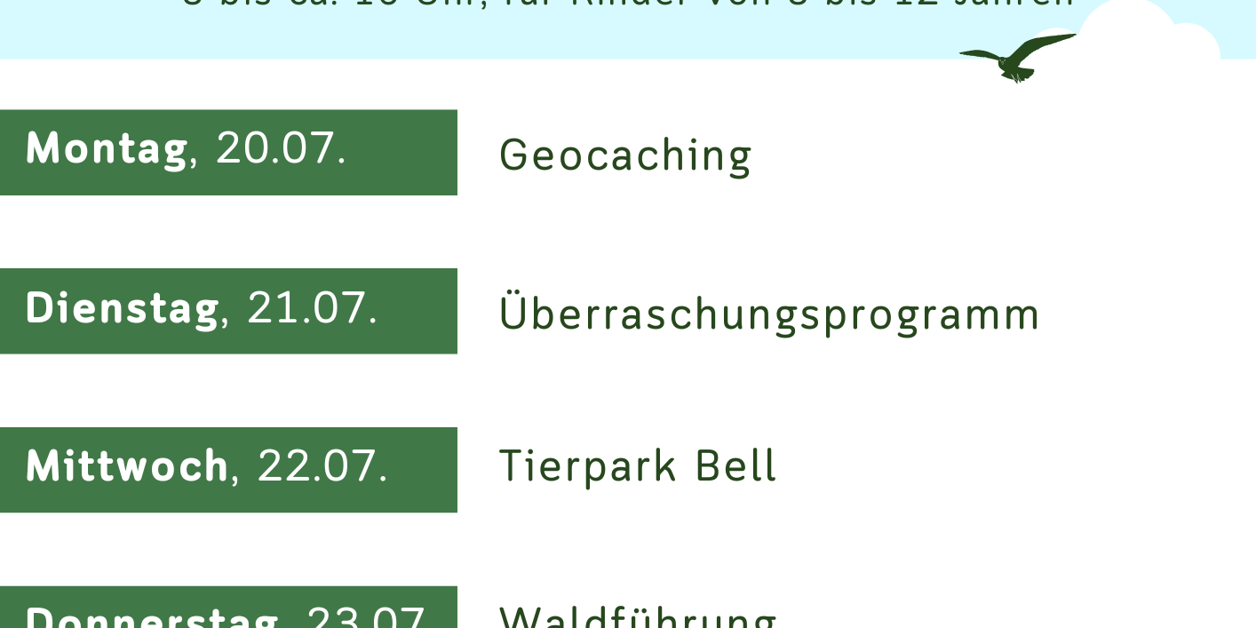 Sommerferienprogramm 2026