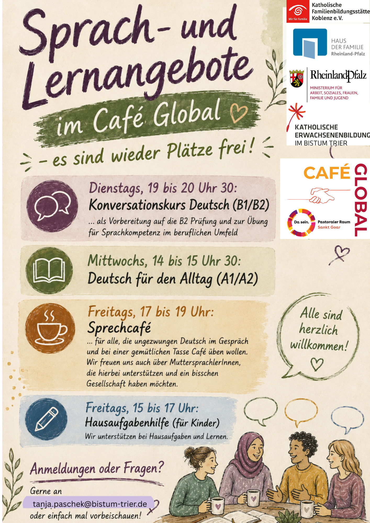 Sprach- und Lernangebot