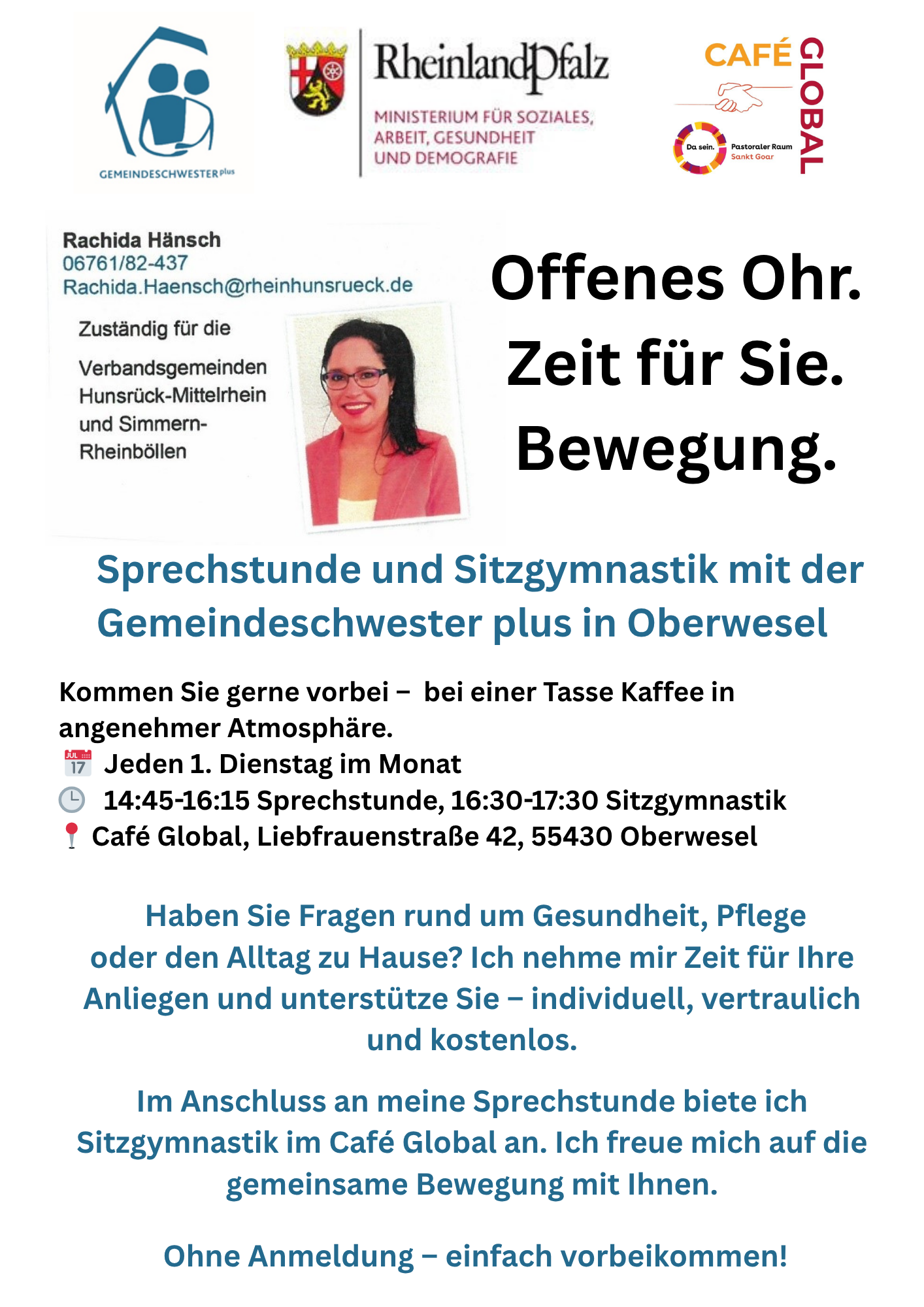 Gemeindeschwester plus im Café Global