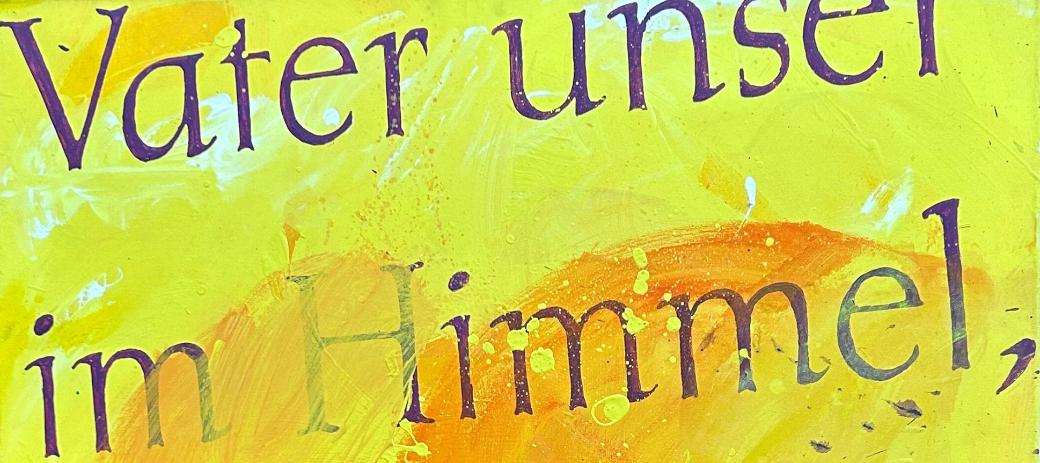 Wanderausstellung Vater unser mit Bildern von Jörg Frank