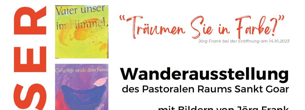 Wanderausstellung Vater unser mit Bildern von Jörg Frank