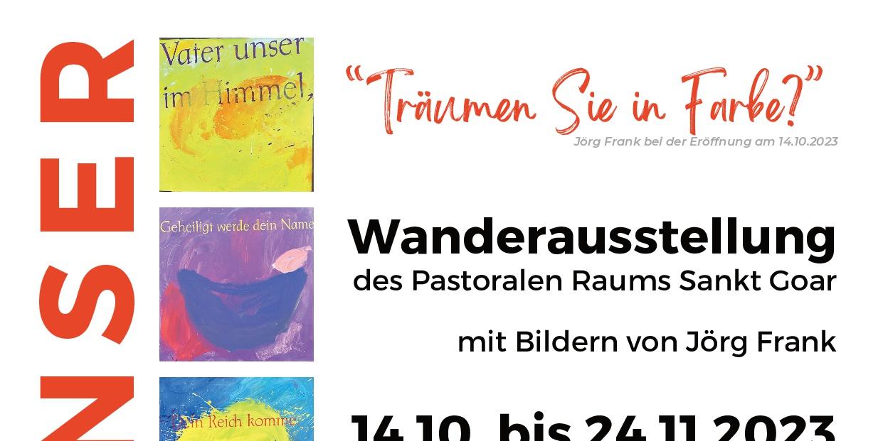 Wanderausstellung Vater unser mit Bildern von Jörg Frank