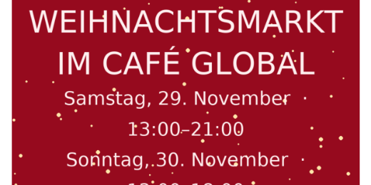 Weihnachtsmarkt im Café Global 2025