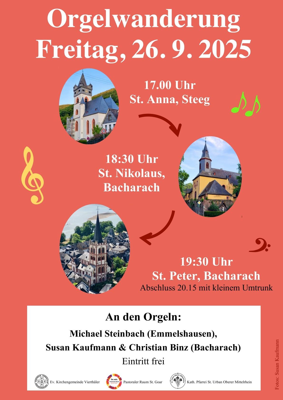 Plakat Orgelwanderung 2025