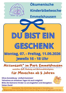 Du bist ein Geschenk KiBiWo 2026