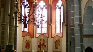 St Peter, Bacharach, Chor Innenansicht